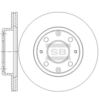 Disque de frein Hi-Q SD4130
