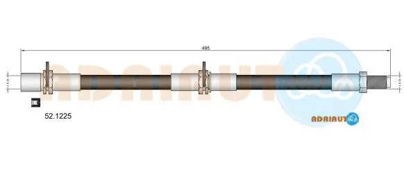 Flexible de frein ADRIAUTO 52.1225