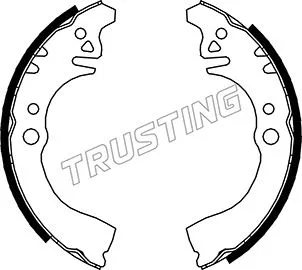Jeu de mâchoires de frein TRUSTING 026.344
