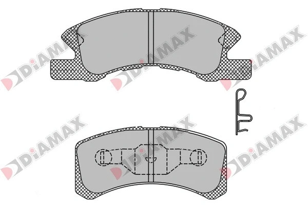 Kit de plaquettes de frein, frein à disque DIAMAX N09445