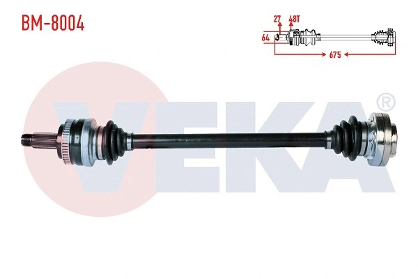 Arbre de transmission VEKA BM-8004
