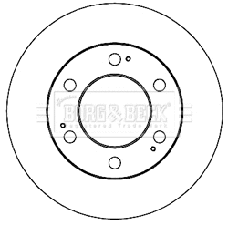 Disque de frein BORG & BECK BBD5213