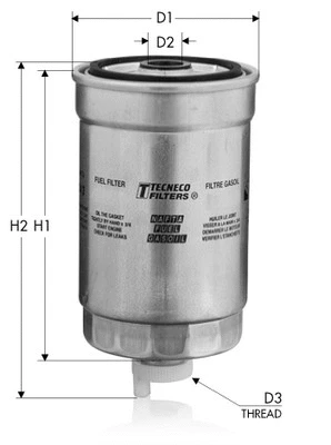 Filtre à carburant TECNECO FILTERS GS58
