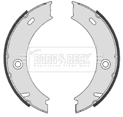 Jeu de mâchoires de frein, frein de stationnement BORG & BECK BBS6328