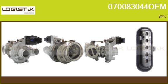 Turbocompresseur, suralimentation LGK 070083044OEM