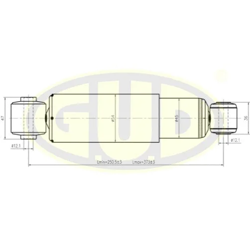 Amortisseur G.U.D. GSA349098