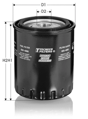 Filtre à carburant TECNECO FILTERS GS488