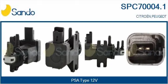 Transmetteur de pression, contrôle des gaz d'échappement SANDO SPC70004.1
