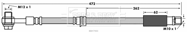 Flexible de frein BORG & BECK BBH7900