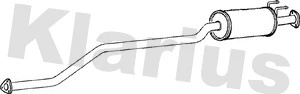 Silencieux central KLARIUS 260898