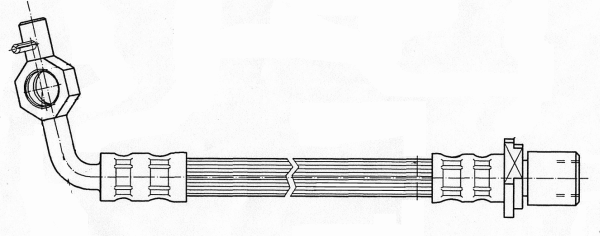 Flexible de frein CEF 511688