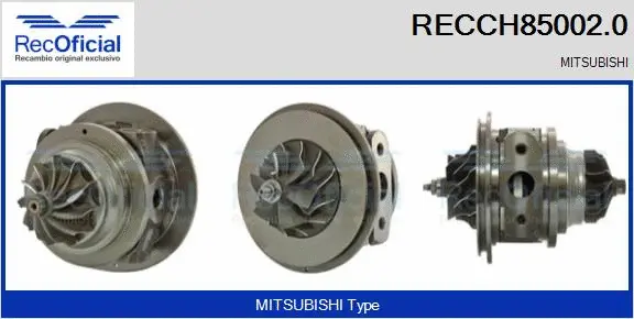 Groupe carter, turbocompresseur RECOFICIAL RECCH85002.0