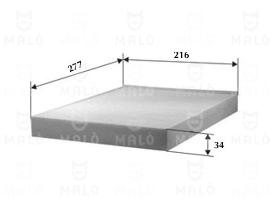 Filtre, air de l'habitacle AKRON-MALÒ 1530991