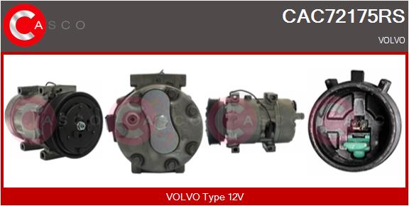 Compresseur, climatisation CASCO CAC72175RS