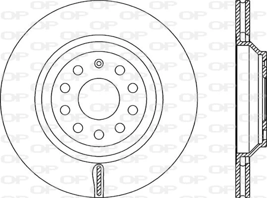 Disque de frein OPEN PARTS BDA2338.20