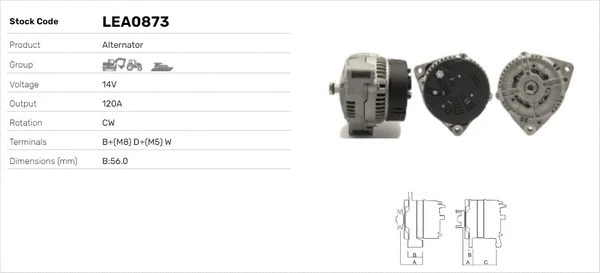 Alternateur LUSA LEA0873