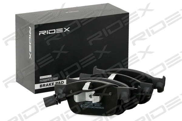 Kit de plaquettes de frein, frein à disque RIDEX 402B1318