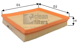 Filtre à air CLEAN FILTERS MA3477