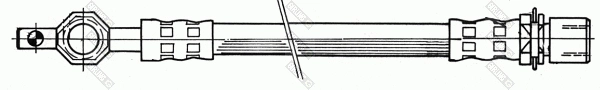Flexible de frein GIRLING 9004181
