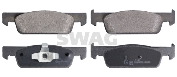 Kit de plaquettes de frein, frein à disque SWAG 60 91 6965