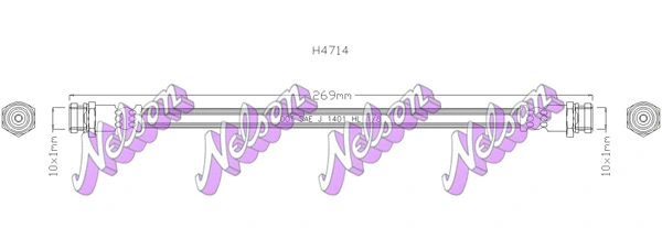 Flexible de frein KAWE H4714