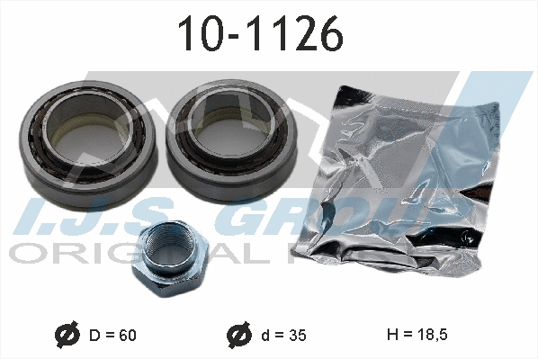 Kit de roulements de roue IJS GROUP 10-1126