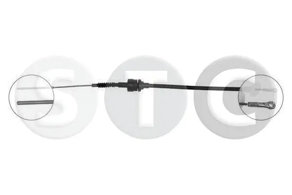 Tirette à câble, commande d'embrayage STC T481087