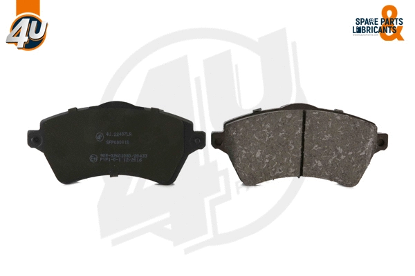 Kit de plaquettes de frein, frein à disque 4U Autoparts 22407LR