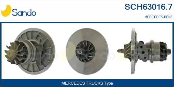 Groupe carter, turbocompresseur SANDO SCH63016.7