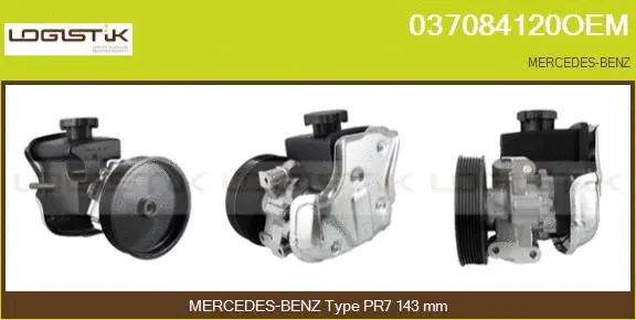 Pompe hydraulique, direction LGK 037084120OEM
