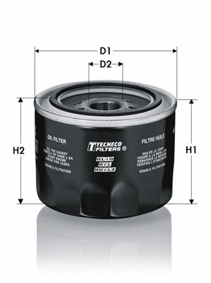 Filtre à huile TECNECO FILTERS OL1203T