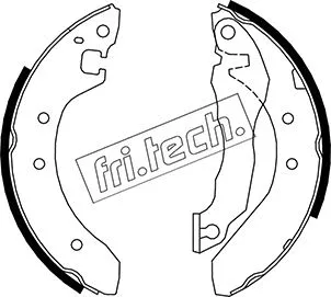 Jeu de mâchoires de frein fri.tech. 1007.015
