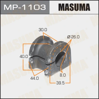 Coussinet de palier, stabilisateur MASUMA MP-1103