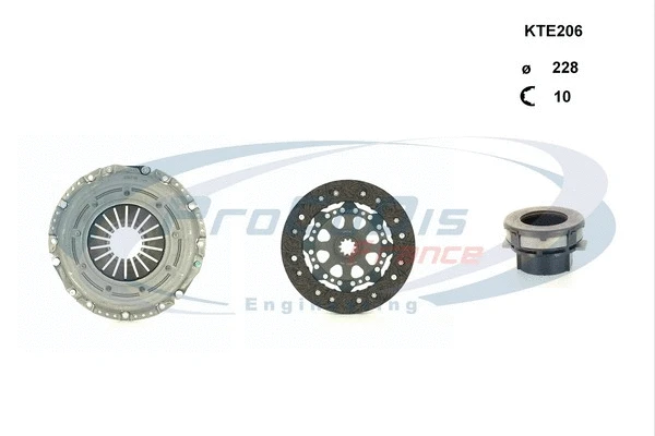 Kit d'embrayage PROCODIS FRANCE KTE206