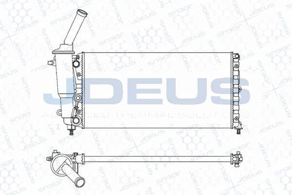 Radiateur, refroidissement du moteur JDEUS M-0360100