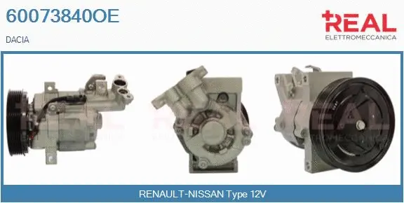 Compresseur, climatisation REAL 60073840OE