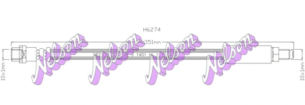 Flexible de frein KAWE H6274