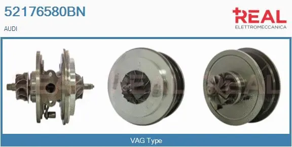 Groupe carter, turbocompresseur REAL 52176580BN