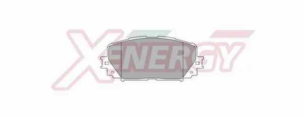 Kit de plaquettes de frein, frein à disque AP XENERGY X41029