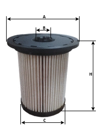 Filtre à carburant SAMPIYON FILTER CE 0314 ME