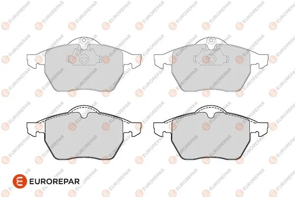 Kit de plaquettes de frein, frein à disque EUROREPAR 1686269080