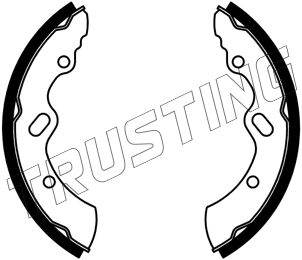 Jeu de mâchoires de frein TRUSTING 253.664
