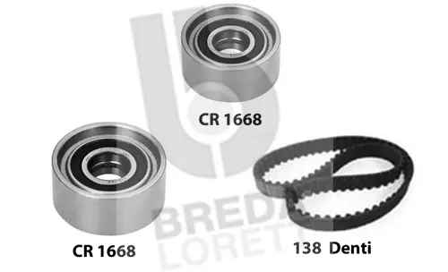 Kit de courroie crantée BREDA LORETT KCD0309