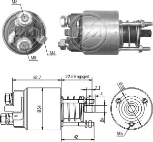 Contacteur, démarreur ZM ZM 5-395