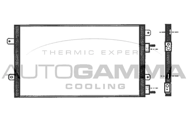 Condenseur, climatisation AUTOGAMMA 101745