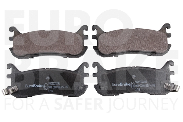 Kit de plaquettes de frein, frein à disque EUROBRAKE 5502223235