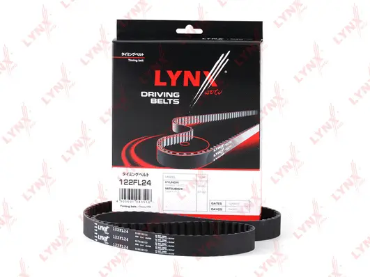 Courroie crantée LYNXAUTO 122FL24
