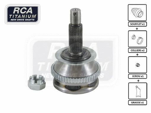 Jeu de joints, arbre de transmission RCA FRANCE HY93