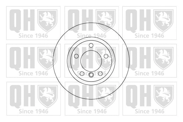 Disque de frein QUINTON HAZELL BDC4554