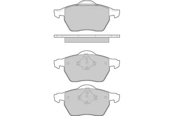 Kit de plaquettes de frein, frein à disque E.T.F. 12-1213
